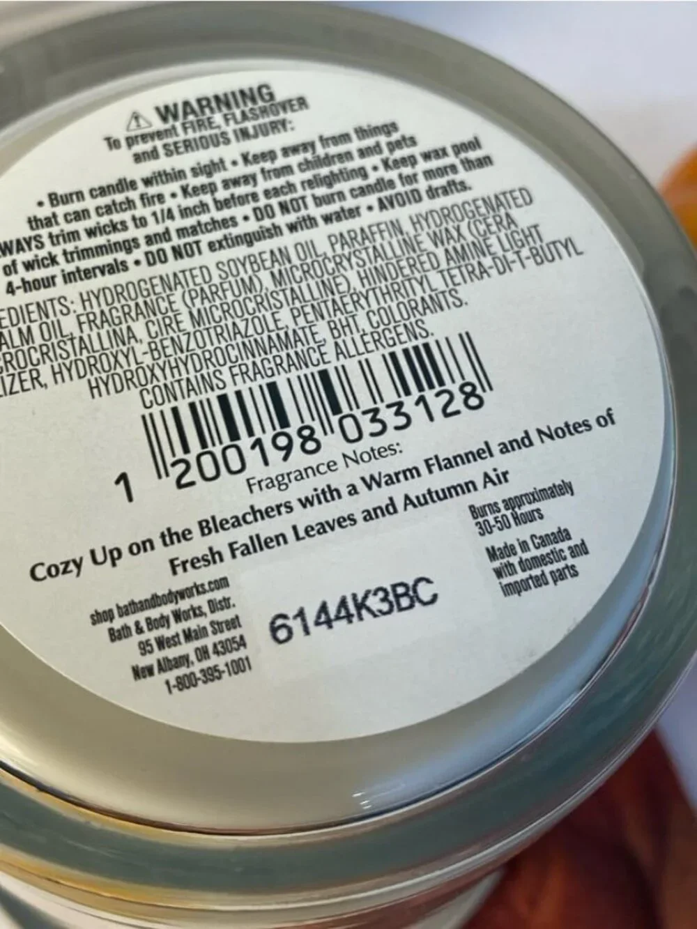 “Football Season” Bath & Body Works New Single Wick Candle